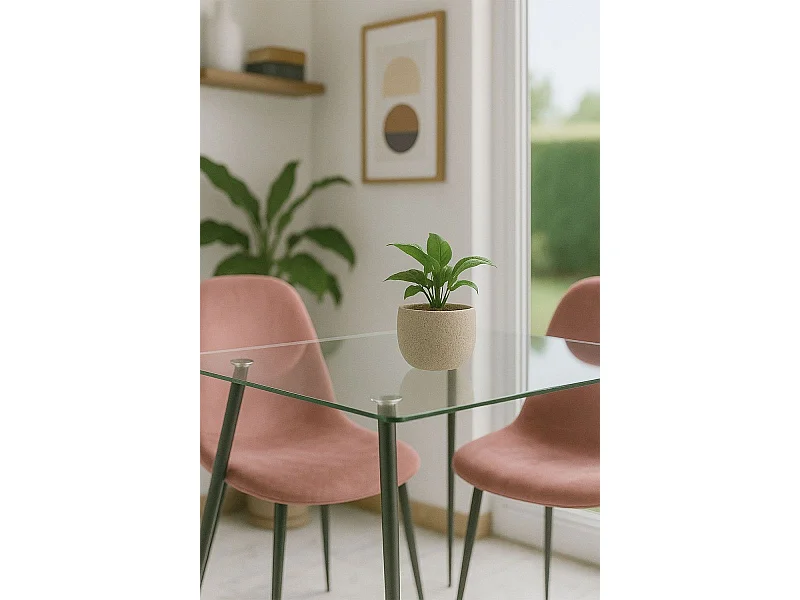 Estilo Nórdico - Mesa Lanye 120x80 cm - Negro