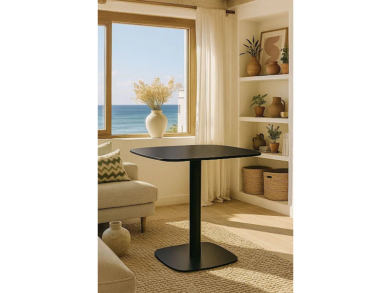 Estilo Nórdico - Mesa Sunset 70 cm - Negro