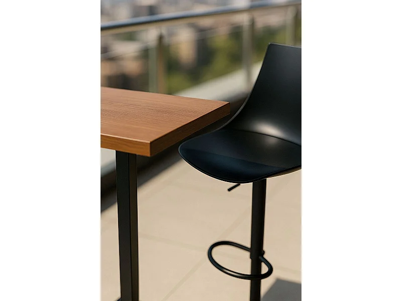 Mesas - Mesa Kuat Alta Cuadrada - Negro