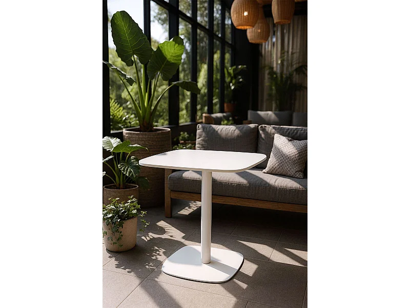 Estilo Nórdico - Mesa Sunset 70 cm - Blanco