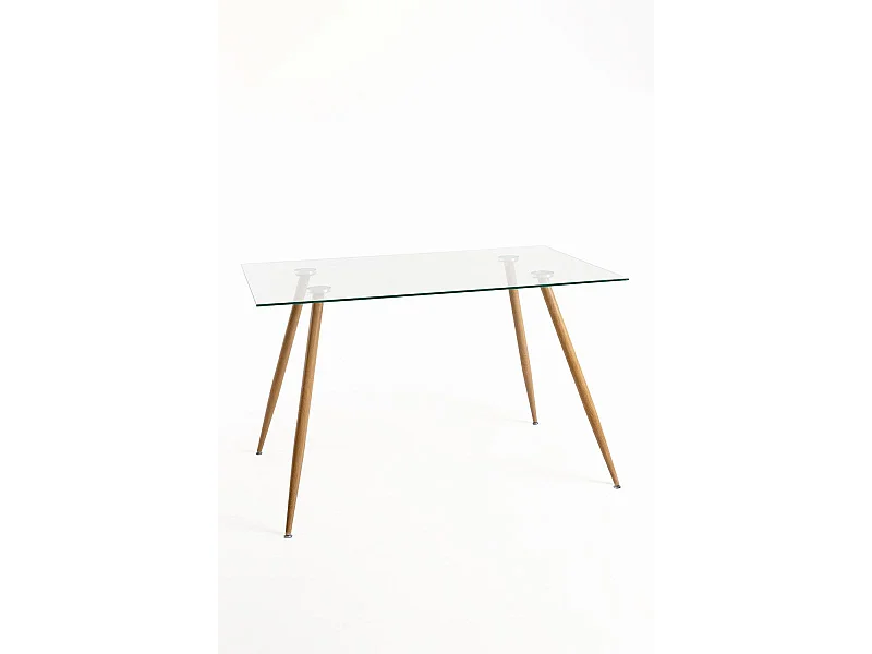 Estilo Nórdico - Mesa Lanye 120x80 cm - Madera clara