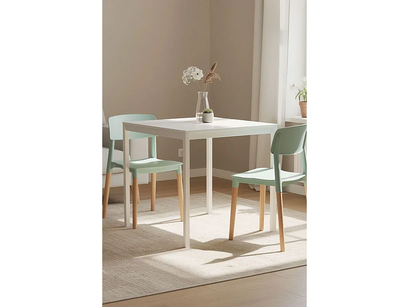 Mesas - Mesa Comedor Dino 75cm - Blanco