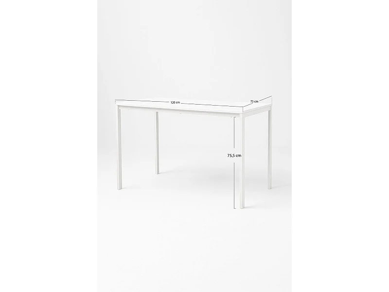 Mesas - Mesa Rectangular Dino 120x75 cm - Blanco