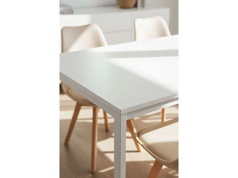 Mesas - Mesa Rectangular Dino 120x75 cm - Blanco