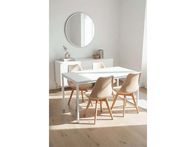 Mesas - Mesa Rectangular Dino 120x75 cm - Blanco