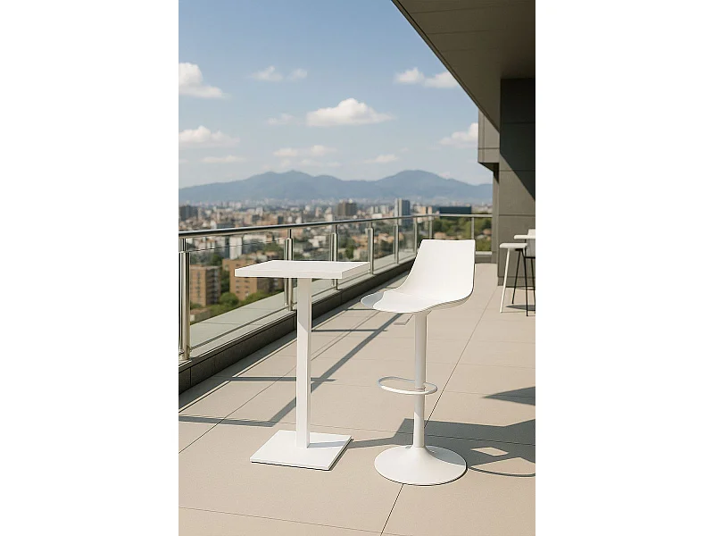Mesas - Mesa Kuat Alta Cuadrada - Blanco