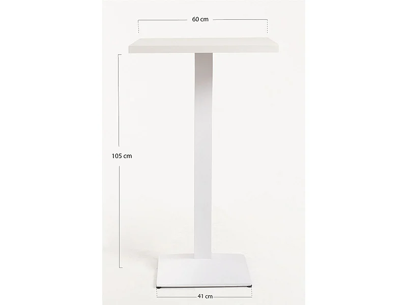 Mesas - Mesa Kuat Alta Cuadrada - Blanco