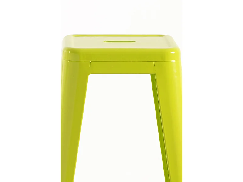 Lote de 4 Taburetes Torix Altos - Verde Flora