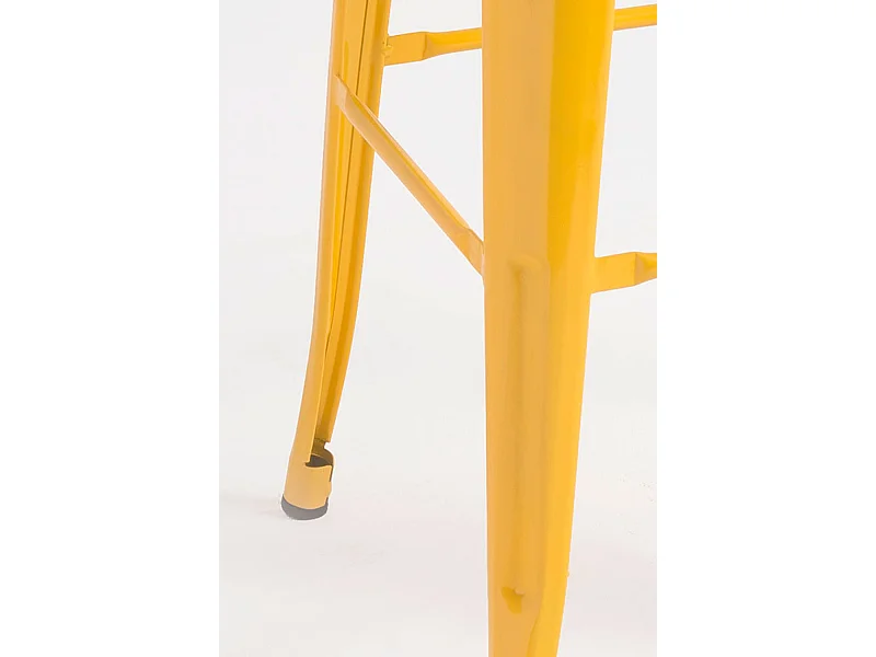 Lote de 6 Taburetes Torix Altos - Amarillo