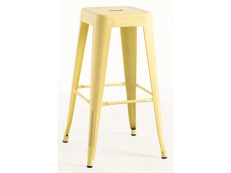 Lote de 6 Taburetes Torix Altos - Amarillo Cuarzo