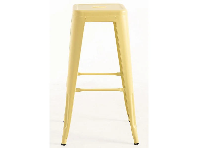 Lote de 6 Taburetes Torix Altos - Amarillo Cuarzo