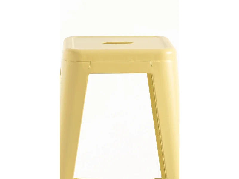 Lote de 6 Taburetes Torix Altos - Amarillo Cuarzo