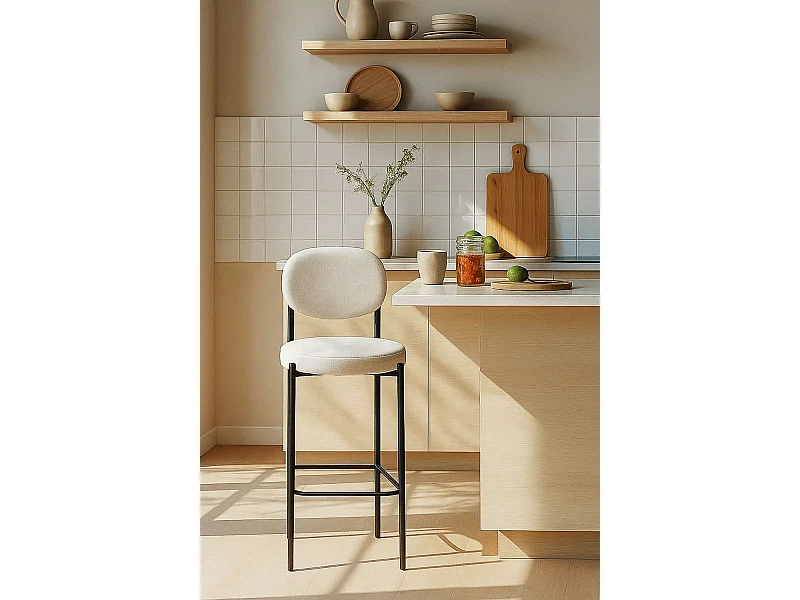 Taburetes Cocina - Taburete Pioro - Beige