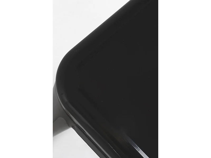 Lote de 2 Taburetes Torix Pequeños - Negro mate