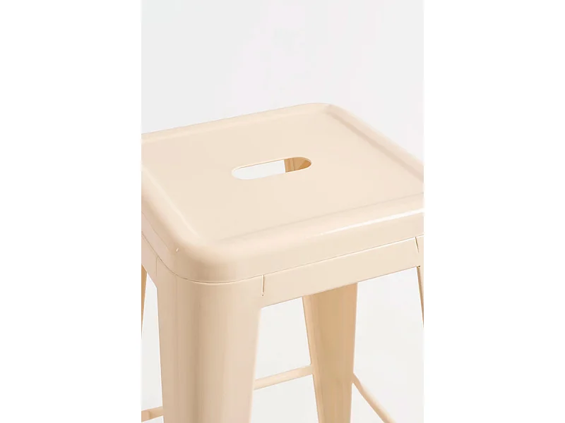 Lote de 4 Taburetes Torix Altos - Beige