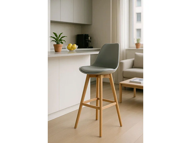 Taburetes Cocina - Taburete Synk - Gris