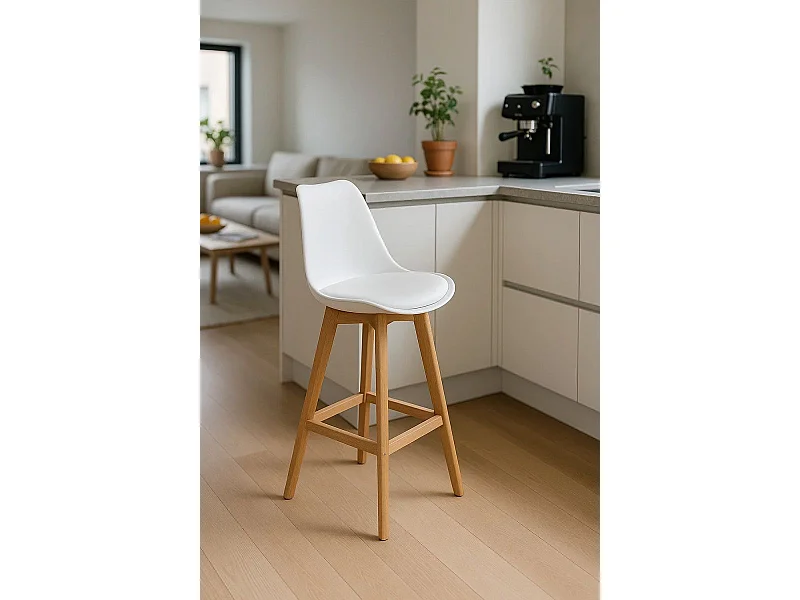 Taburetes Cocina - Taburete Synk - Blanco