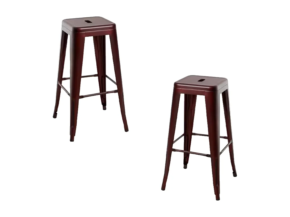 Lote de 2 Taburetes Torix Vintage - Cobre vintage
