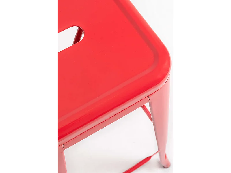 Lote de 2 Taburetes Torix Altos 76 cm - Rojo