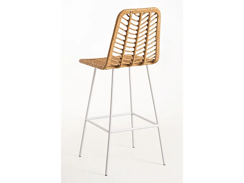 Taburetes Altos - Taburete Natur - Blanco