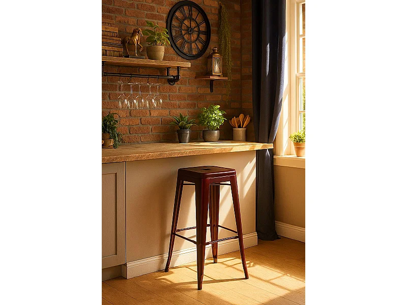 Taburetes Altos - Taburete Torix Vintage - Cobre vintage