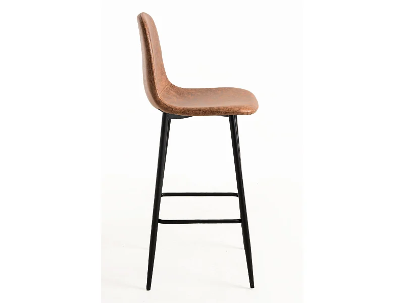 Taburetes Cocina - Taburete Veki Polipiel Vintage - Camel