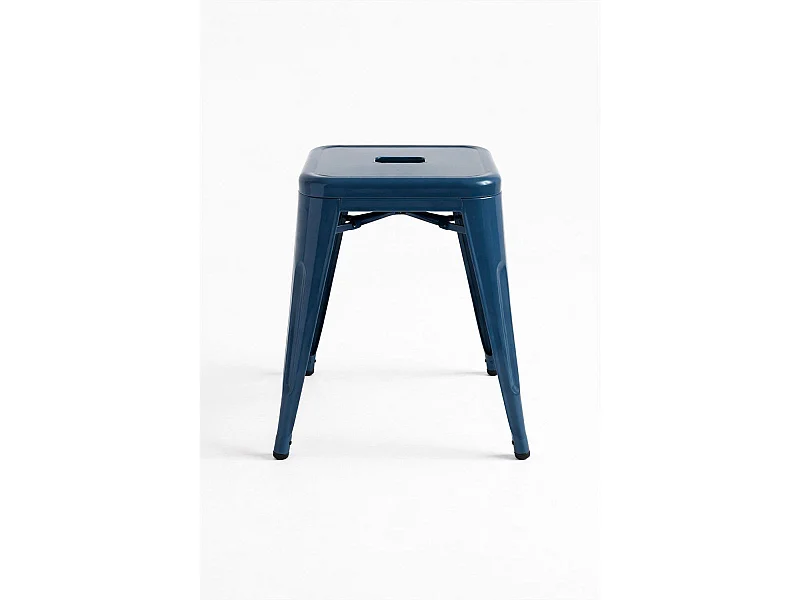 Lote de 2 Taburetes Torix Pequeños - Azul Petróleo