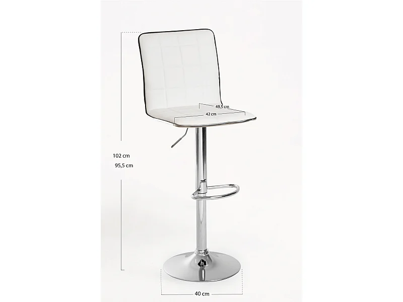 Taburetes Cocina - Taburete Likod - Blanco