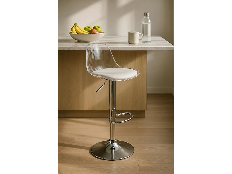 Taburetes Cocina - Taburete Tulipa Transparente