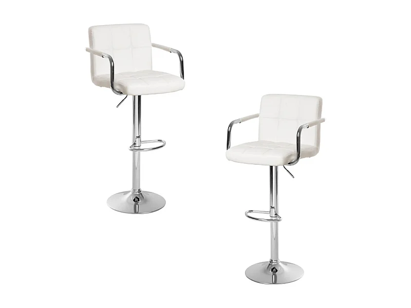 Lote de 2 Taburetes Vapen - Blanco