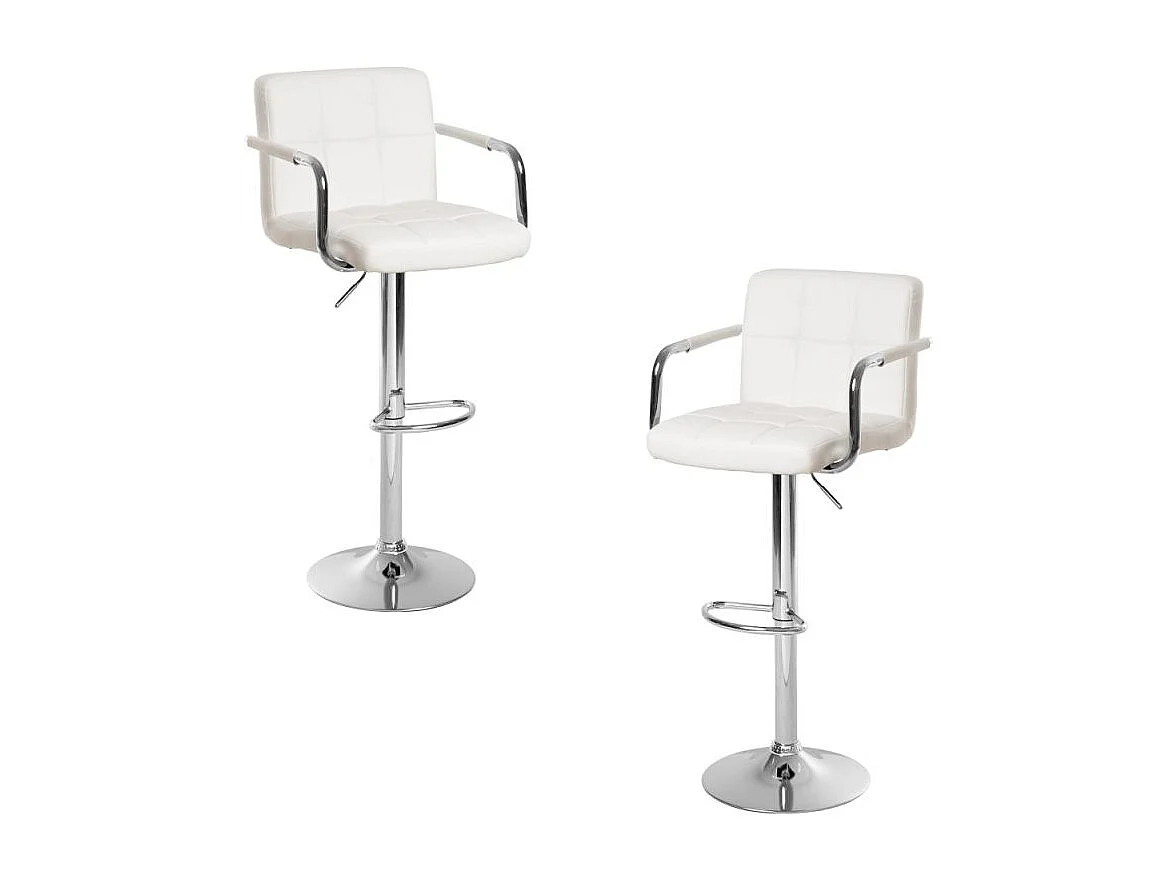 Lote de 2 Taburetes Vapen - Blanco
