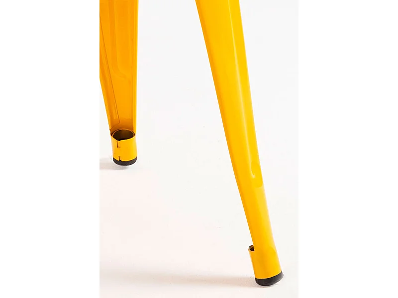 Lote de 4 Taburetes Torix Pequeños - Amarillo