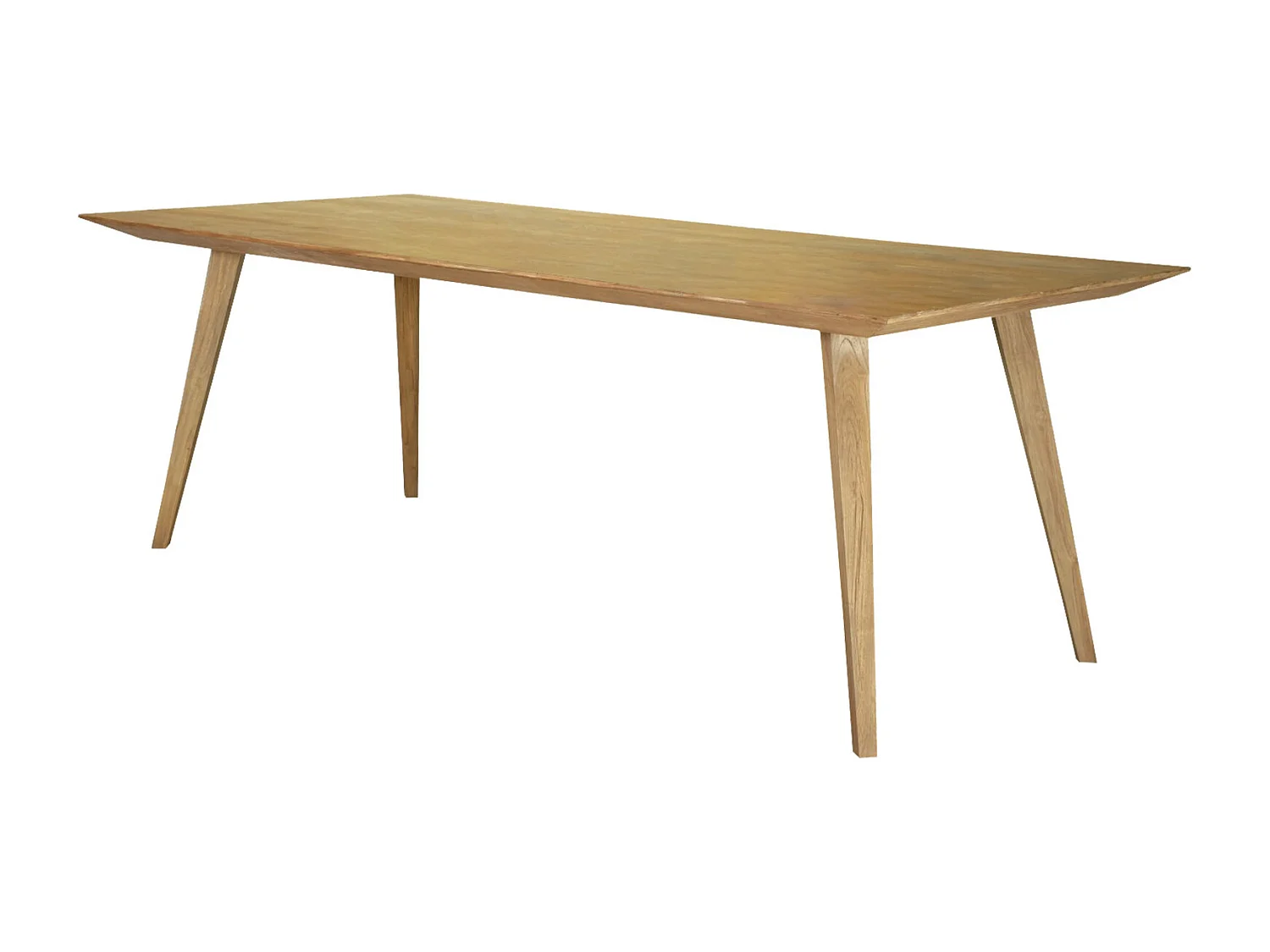 KKOPEN-Mesa de comedor +12 personas de 300 cm teca reciclada