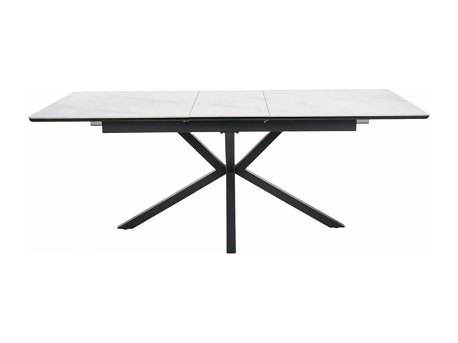 Tavolo da pranzo Logan/90x160-200/Bianco&Nero