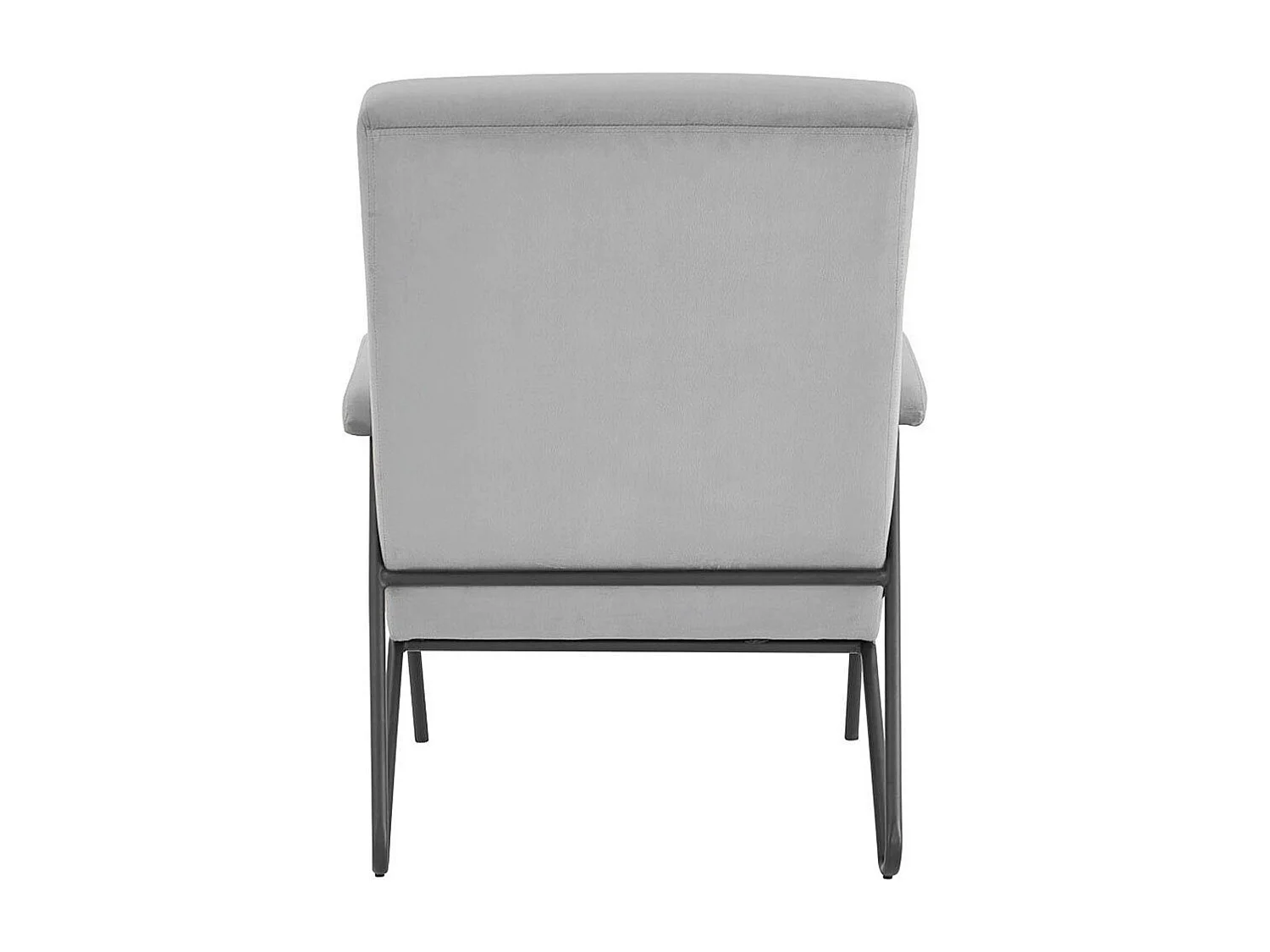 Ronda | Fauteuil en velours gris