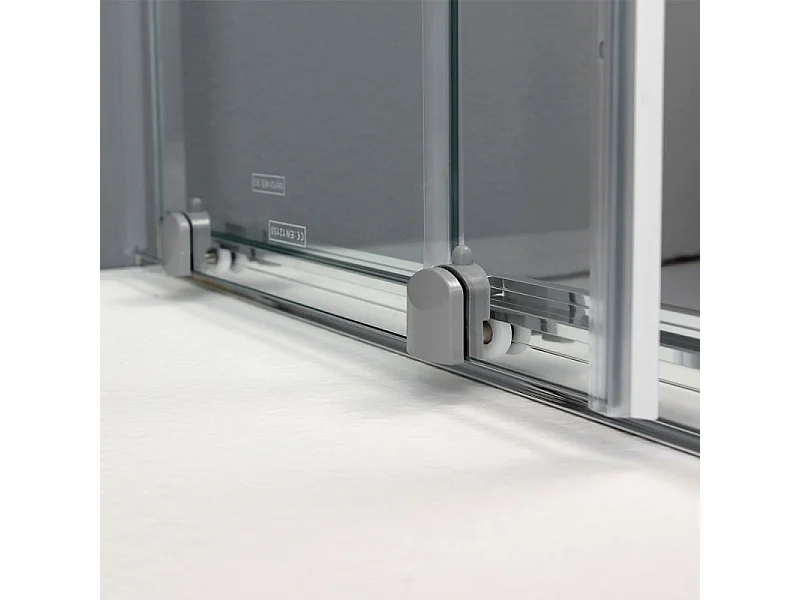 Box Doccia Angolare 75x130 Con Due Ante Scorrevoli Trasparente Da 6mm - Acacia