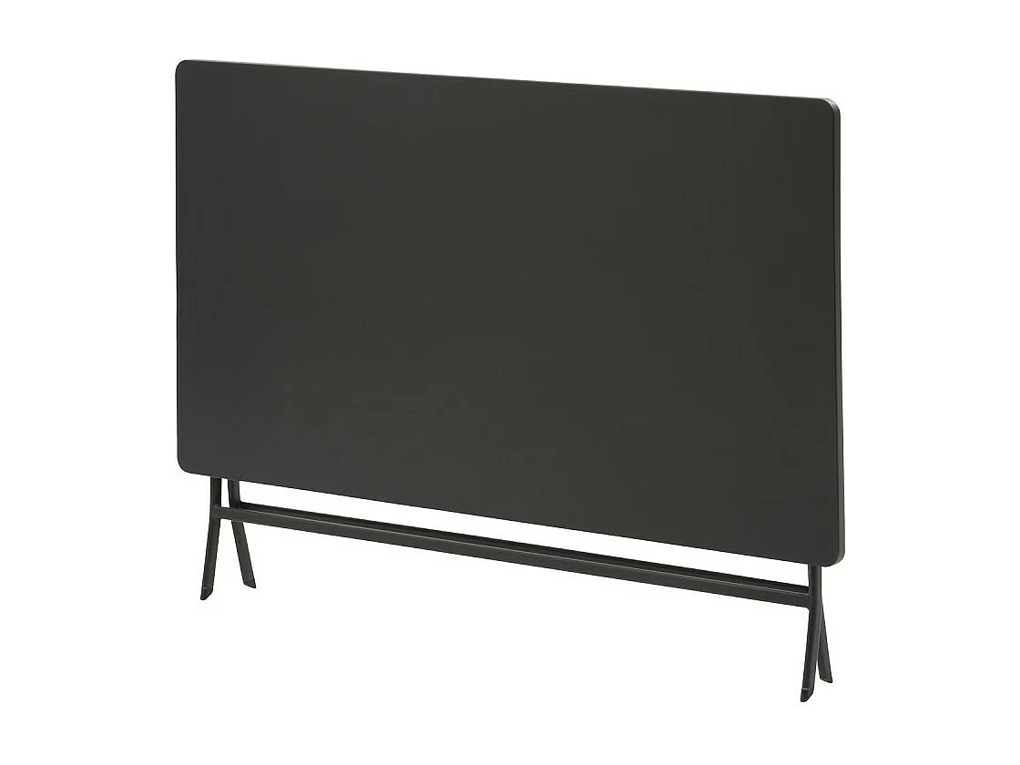 Table rectangulaire pliante Greensboro 6p graphite Hespéride