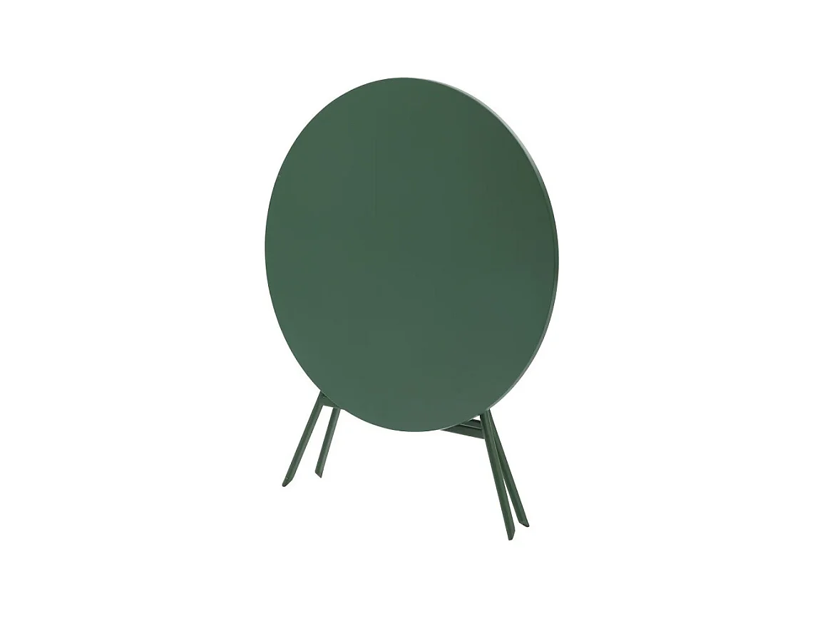 Table ronde pliante Greensboro 4p olive Hespéride