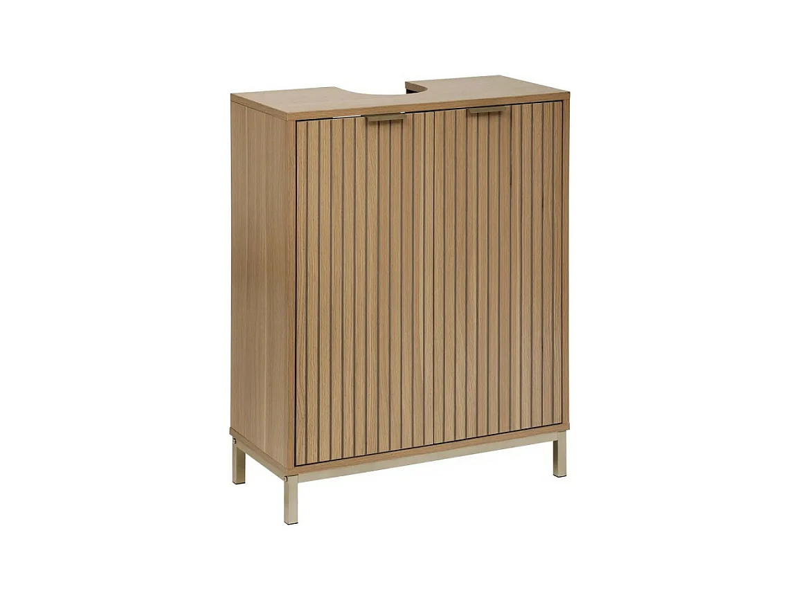 Meuble Sous Lavabo "Tasso" 80cm Naturel