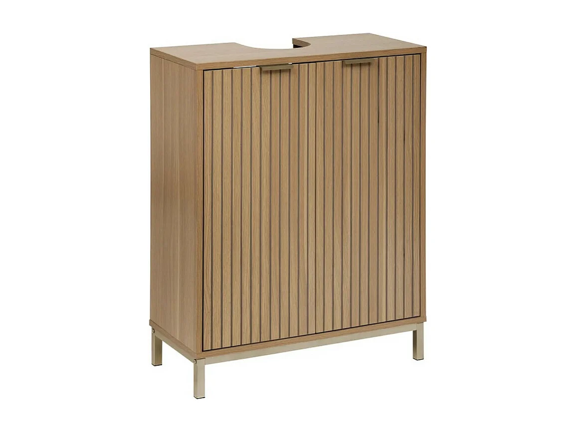 Meuble Sous Lavabo "Tasso" 80cm Naturel