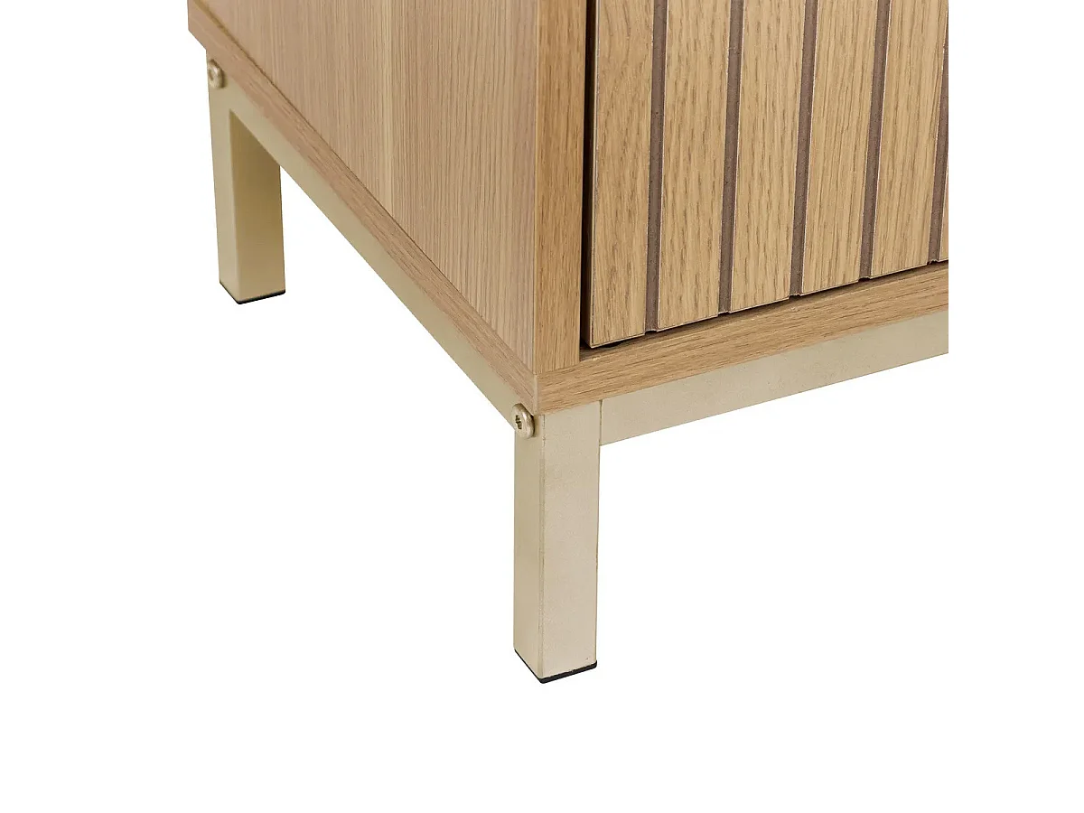 Meuble Sous Lavabo "Tasso" 80cm Naturel