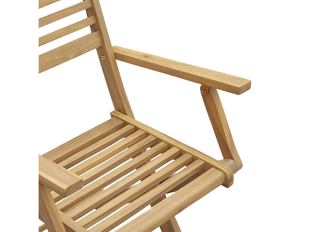 9-delige Tuinset massief acaciahout