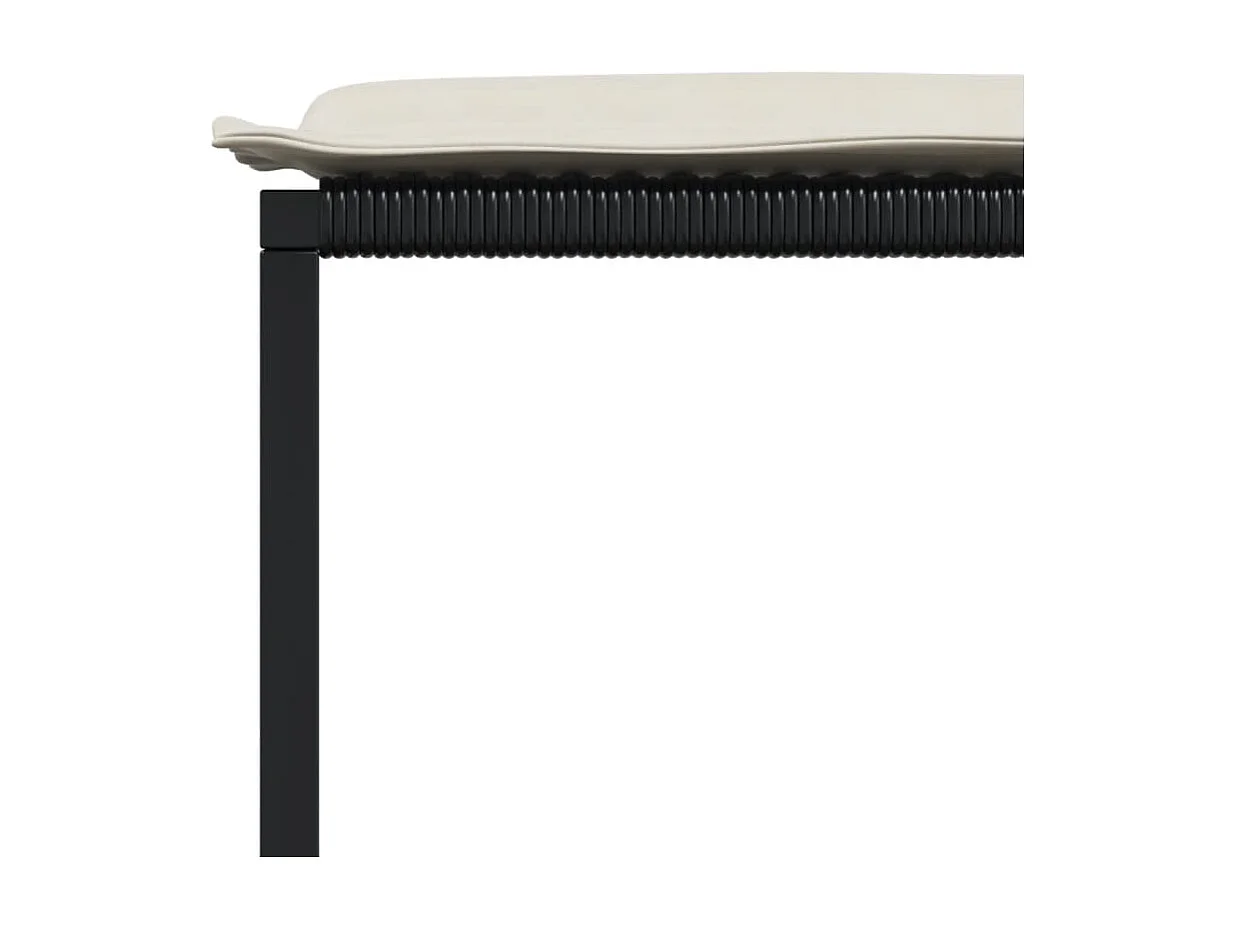 Set de muebles jardín 17 piezas con cojines ratán sintético negro