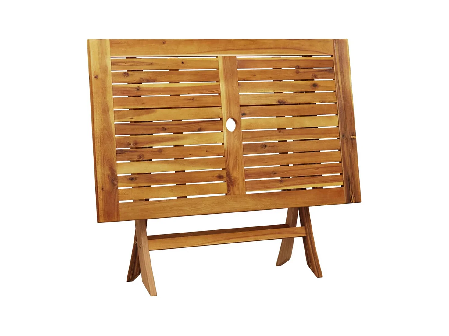 Ensemble à manger de jardin 5 pièces gris polypropylène bois massif