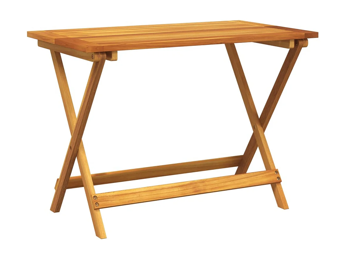 Ensemble à manger de jardin pliable 5 pièces bois massif d’acacia