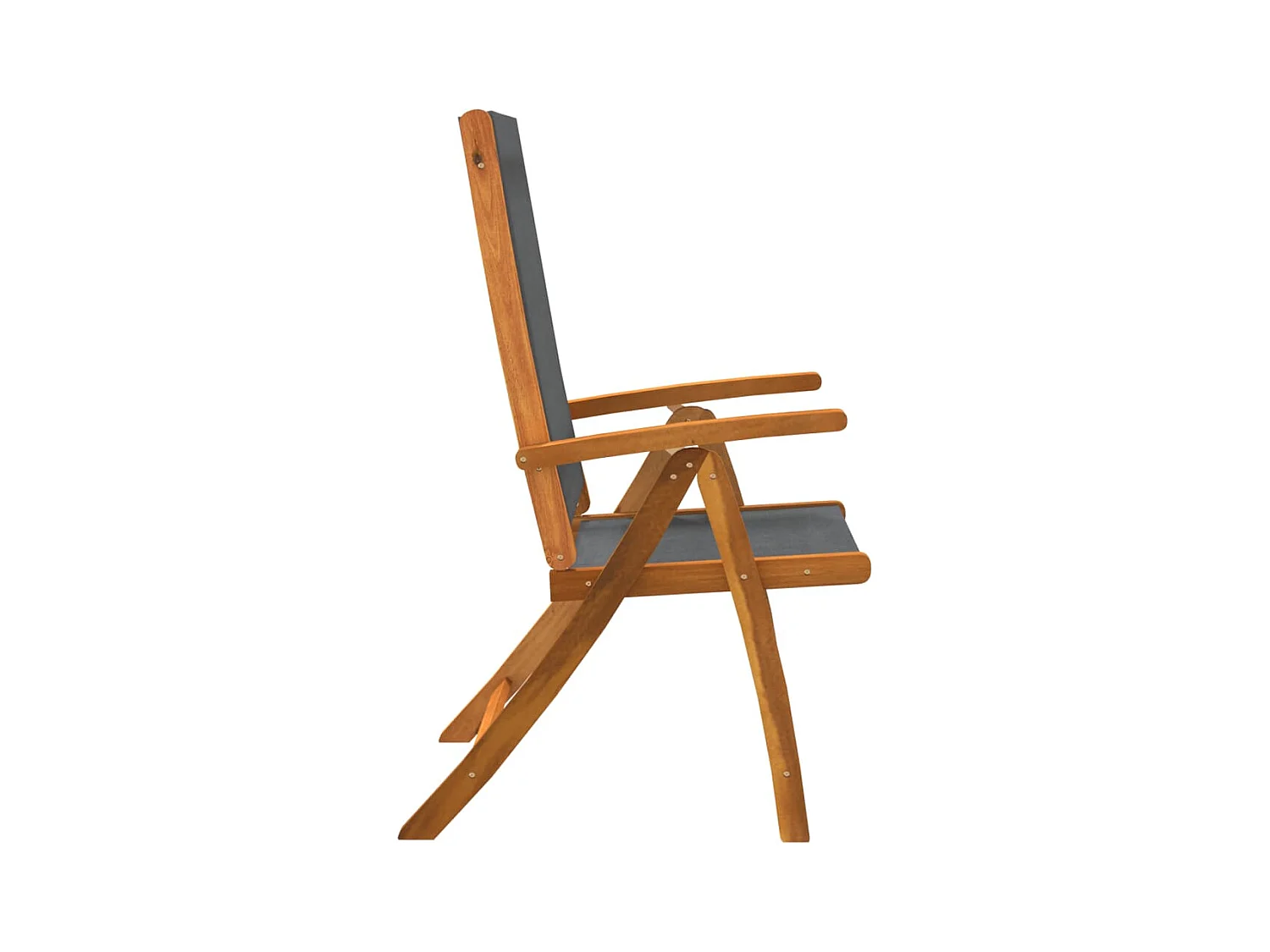 Ensemble à manger de jardin 7 pièces bois d'acacia solide textilène