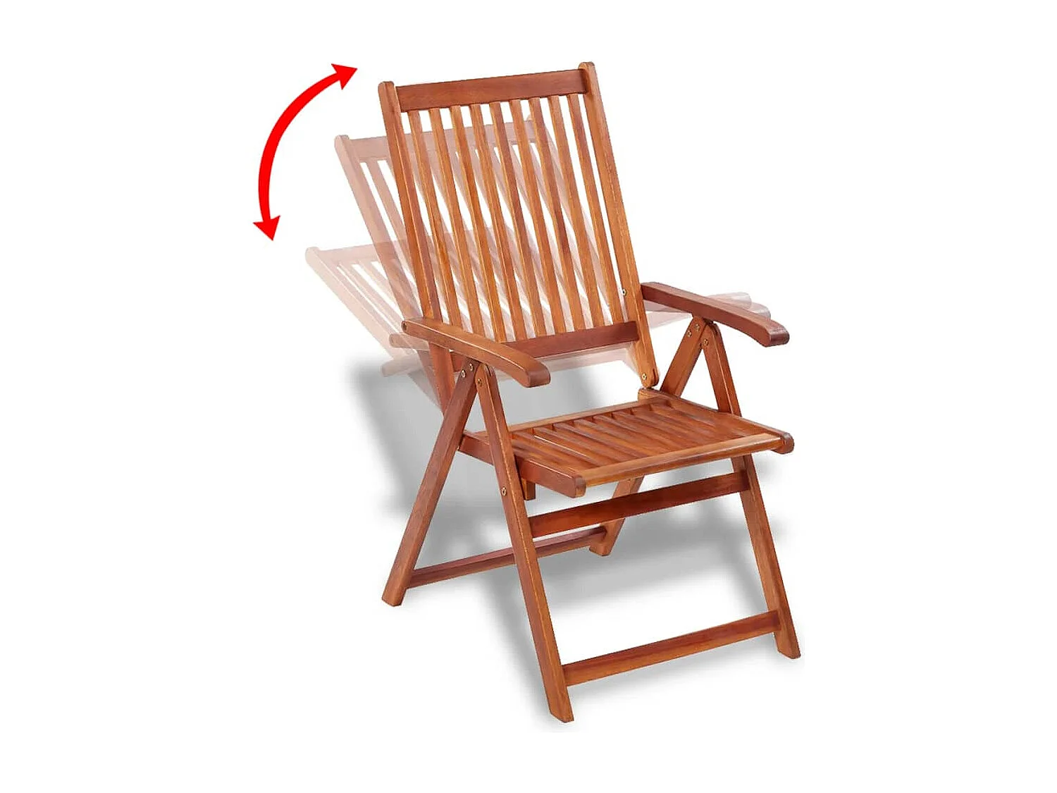 Mobilier à dîner d'extérieur 7 pièces en Bois d'acacia solide