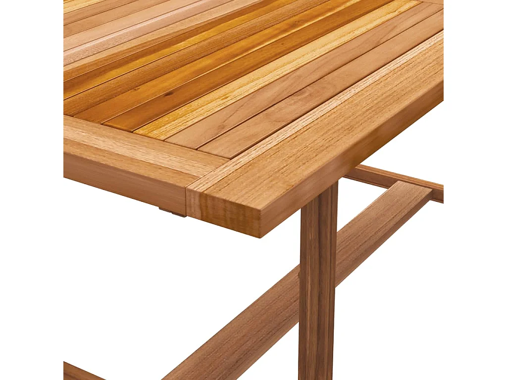 Ensemble à manger de jardin 7 pièces bois d'acacia solide textilène