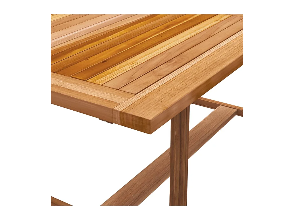 Ensemble à manger de jardin 7 pièces bois d'acacia solide textilène