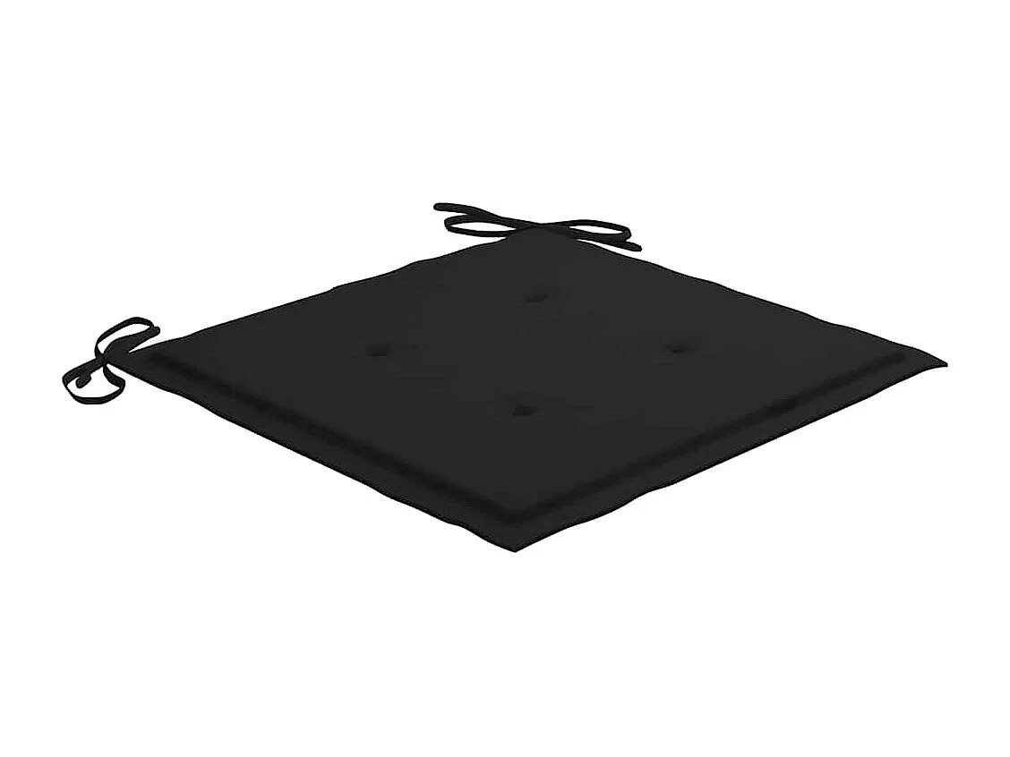 Mobilier à dîner d'extérieur pliable 5 pièces avec coussins Bambou